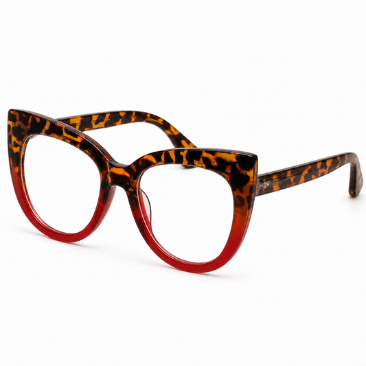 Oversized Cat-Eye Blue Light Glasses