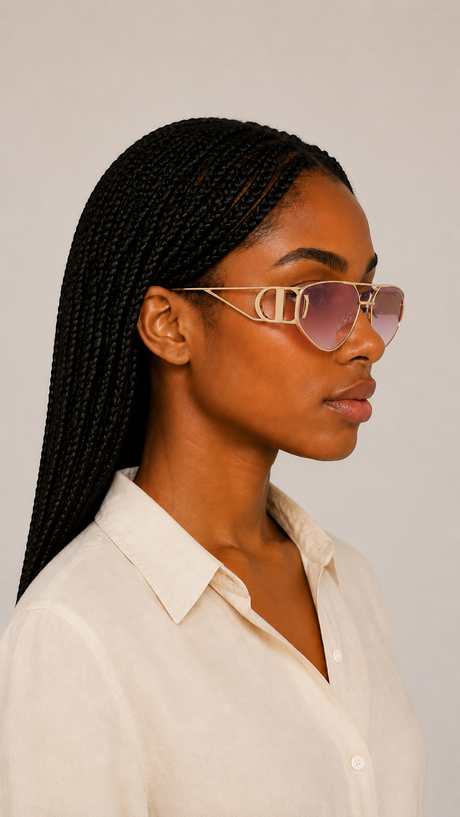 Lenzoku M015 — Rose Gradient / Gold