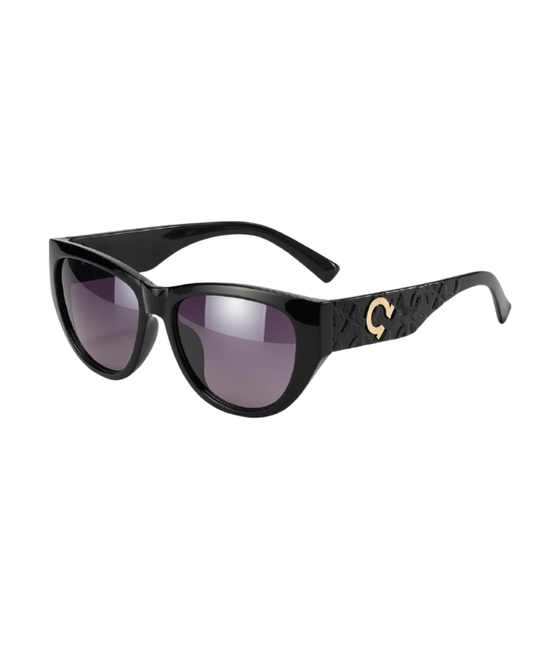 Vintage Oval Gradient Sunglasses