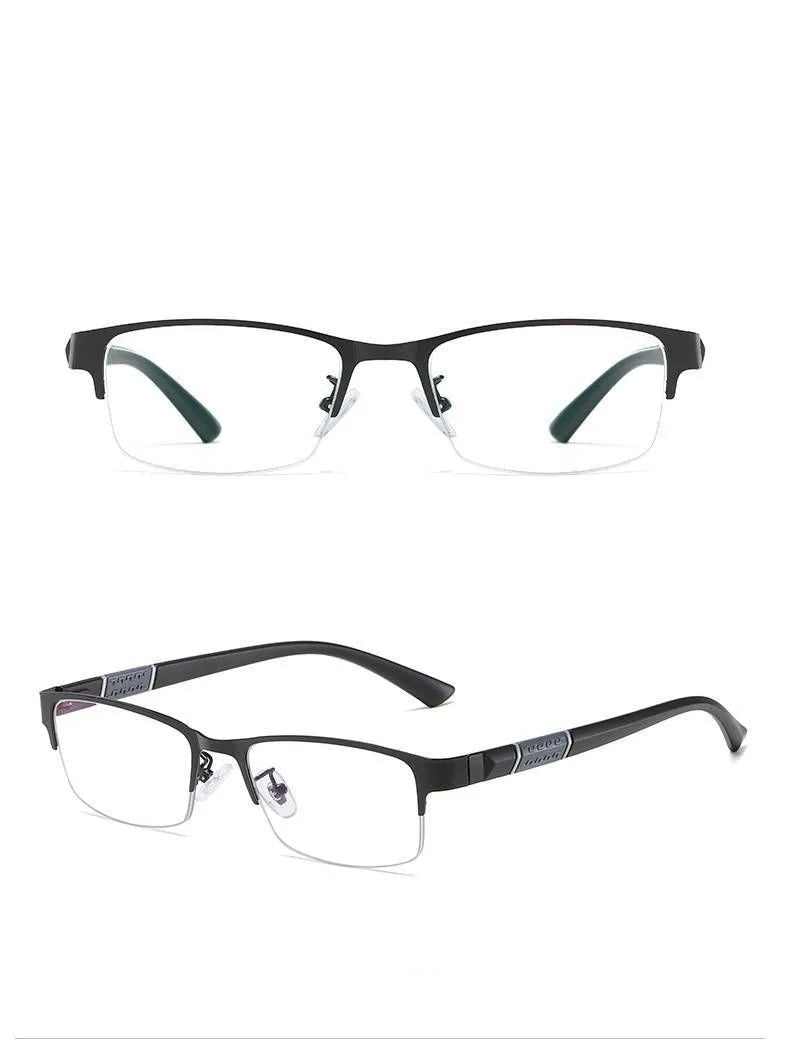 Half-Frame Square Reading Glasses