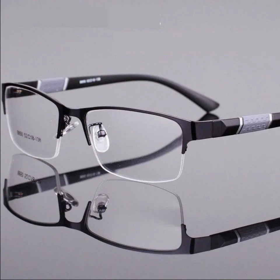 Half-Frame Square Reading Glasses