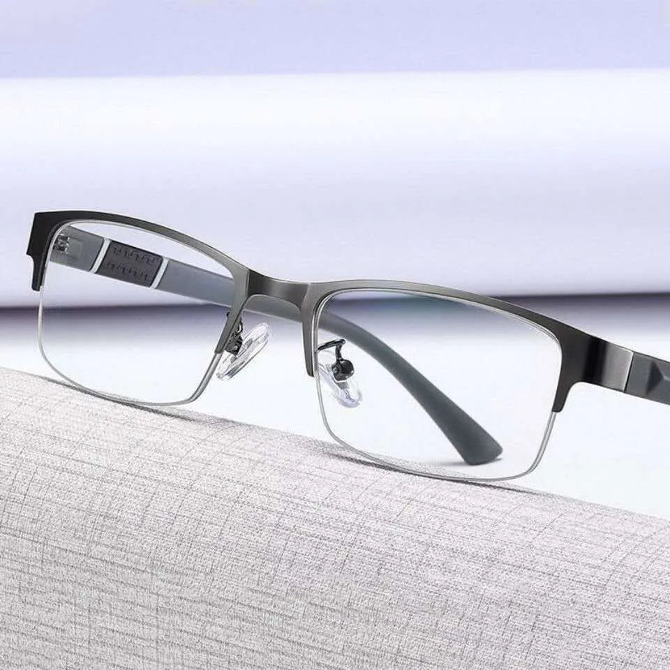 Half-Frame Square Reading Glasses