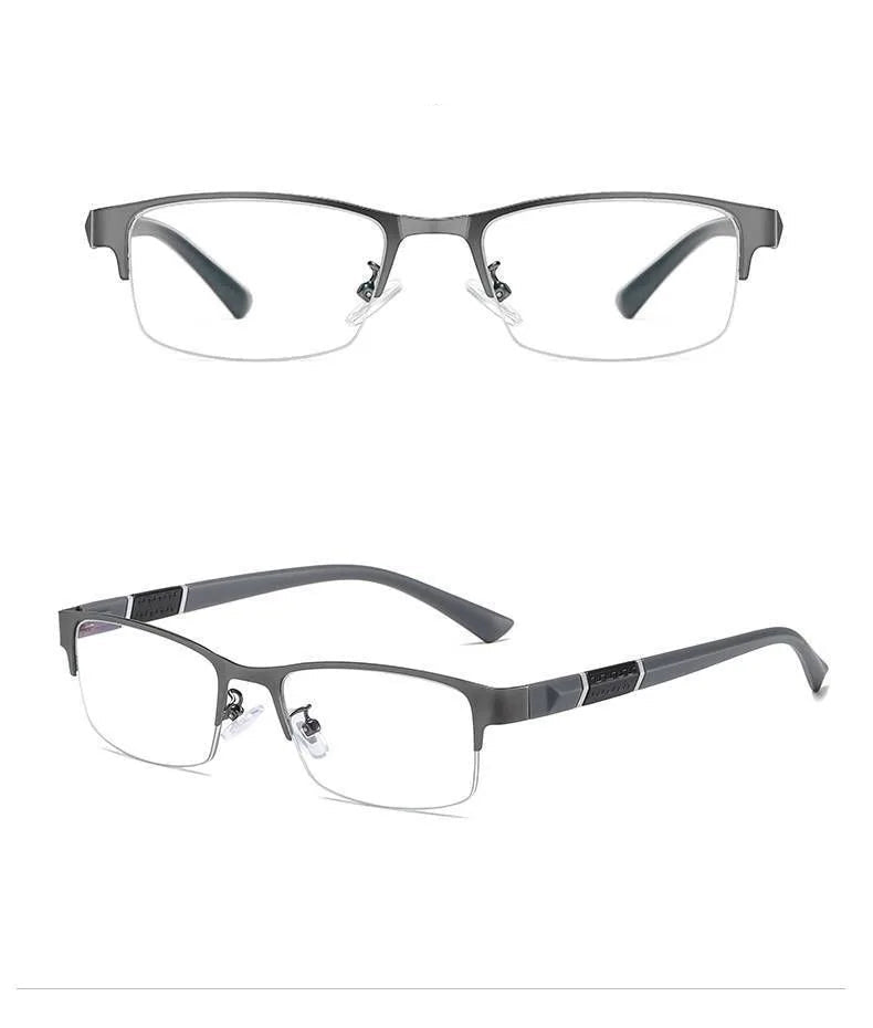 Half-Frame Square Reading Glasses