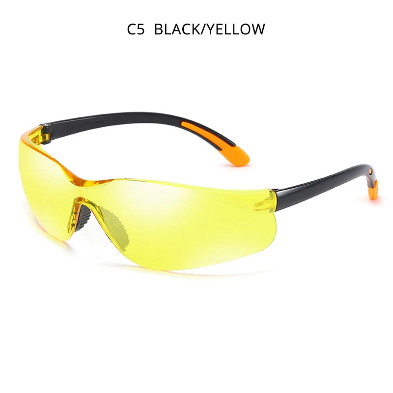 Mirrored Sport Shield Sunglasses