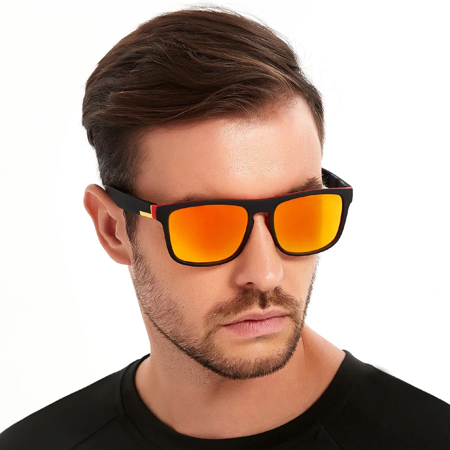 Vintage Square Mirrored Sunglasses