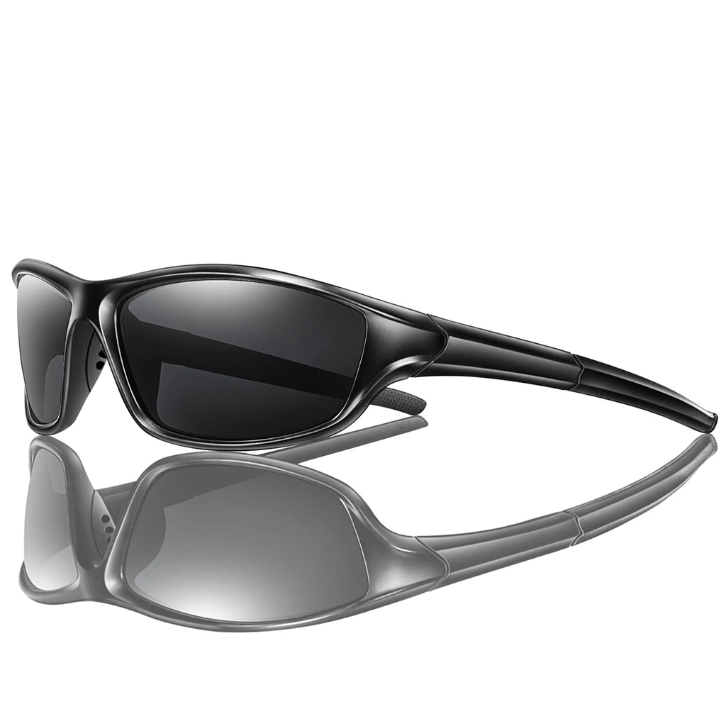 Polarized Wraparound Sport Sunglasses
