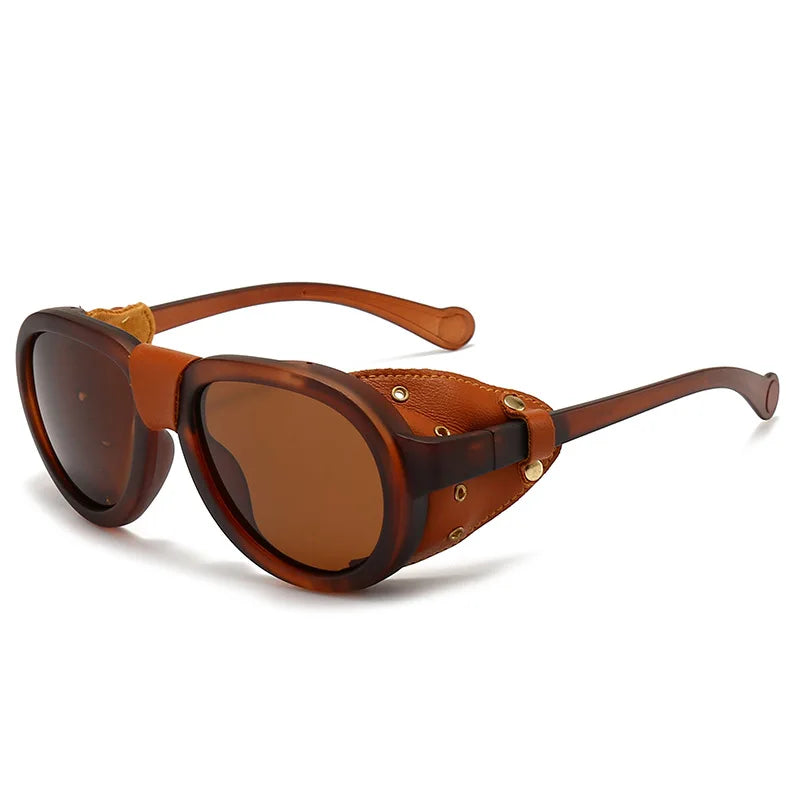 Polarized Steampunk Side-Shield Sunglasses