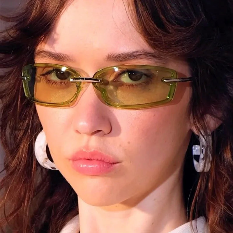 Rimless Y2K Sunglasses