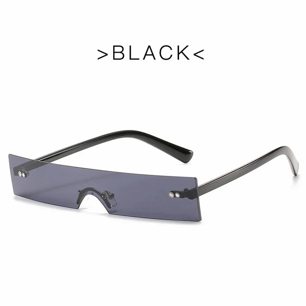 Slim Photochromic Rectangle Sunglasses