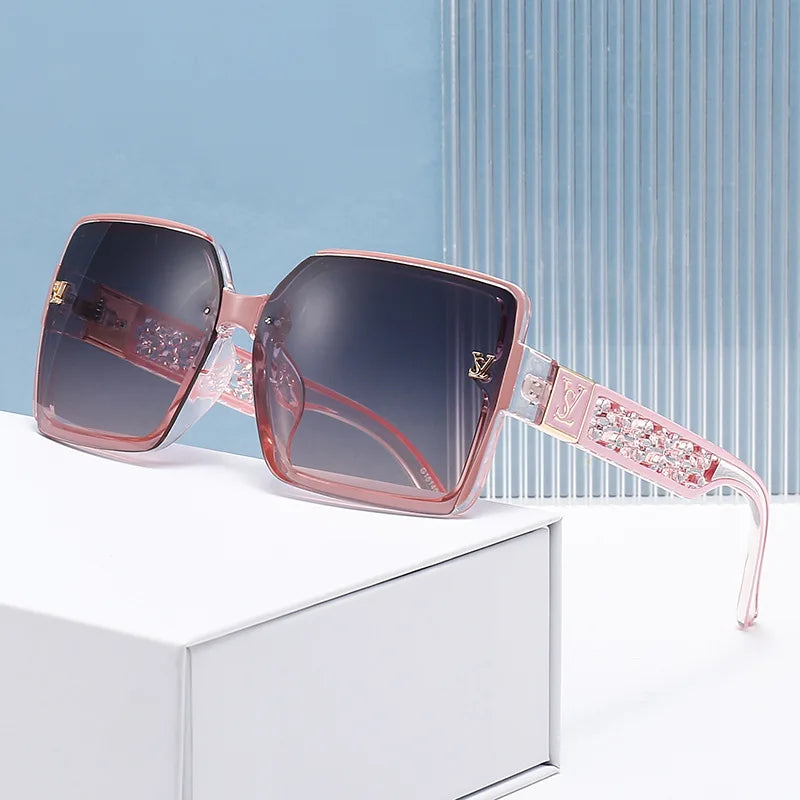 Luxury Box-Frame UV400 Sunglasses