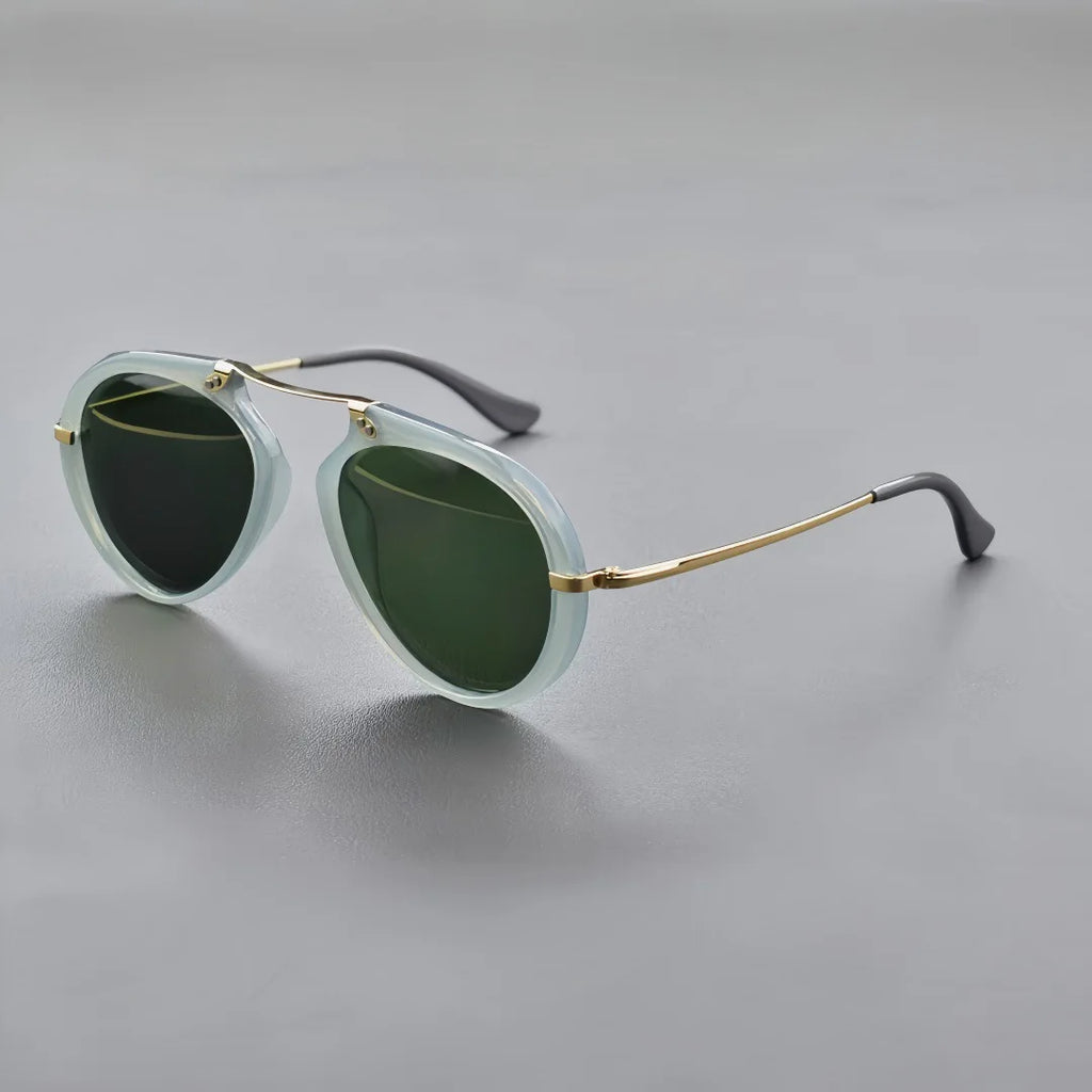 Ultralight TR90 Butterfly UV400 Sunglasses-Green