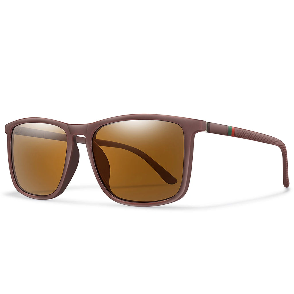 Retro Polarized Square Sunglasses