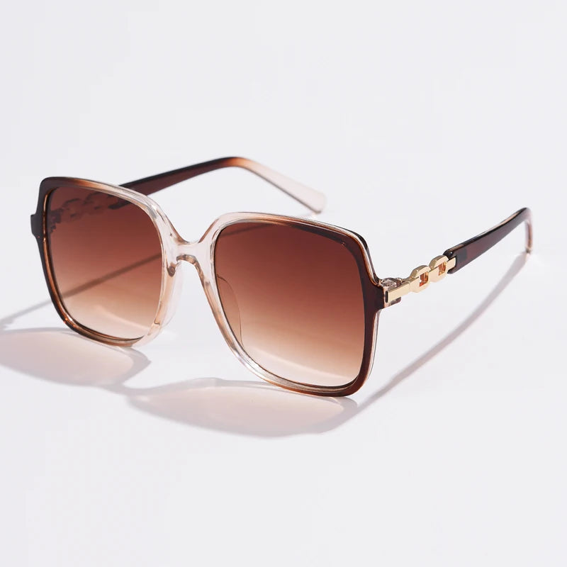 Colorful Square Big Frame Sunglasses