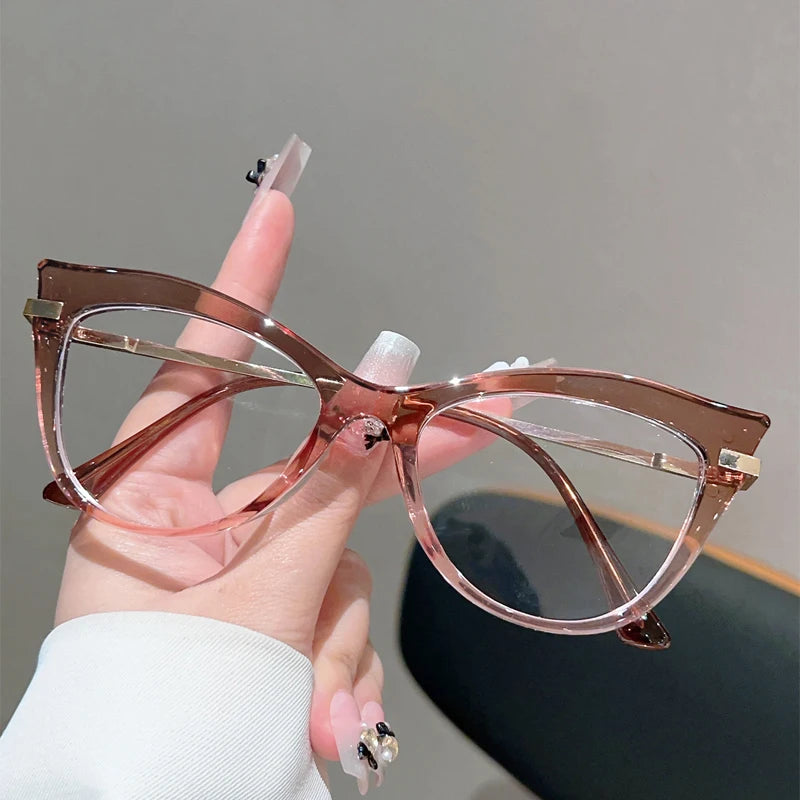 Candy Color Cat-Eye Blue Light Glasses
