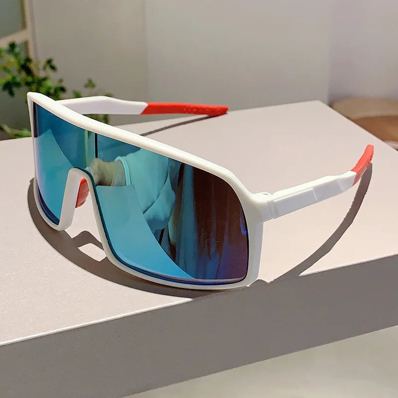 Oversized Shield Cycling Sunglasses