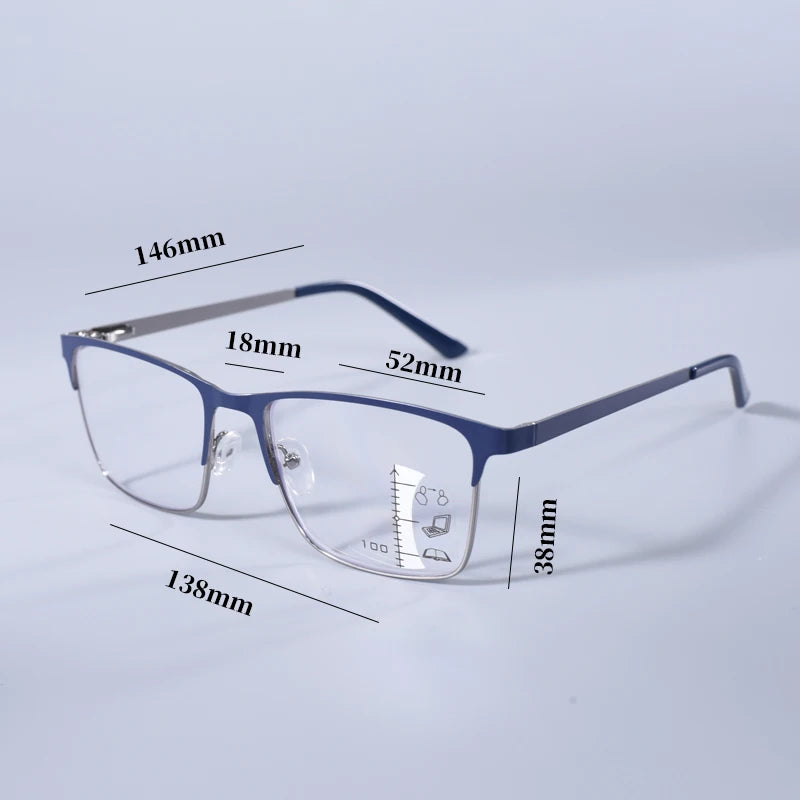 Two-Tone Metal Reading Glasses