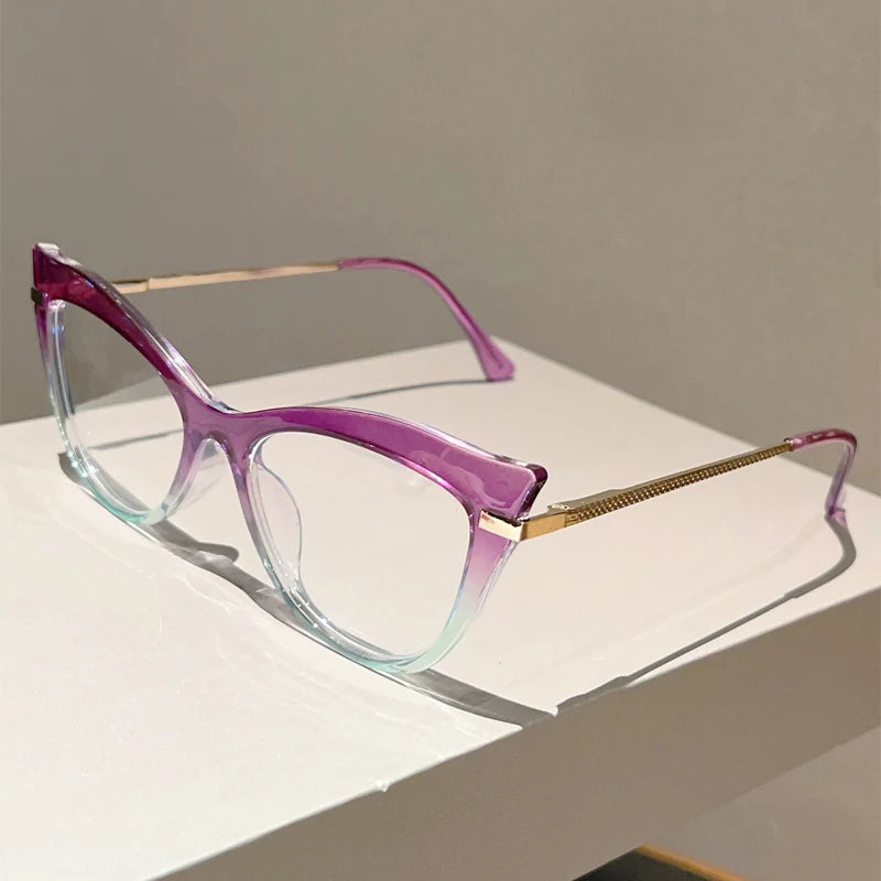 Candy Color Cat-Eye Blue Light Glasses