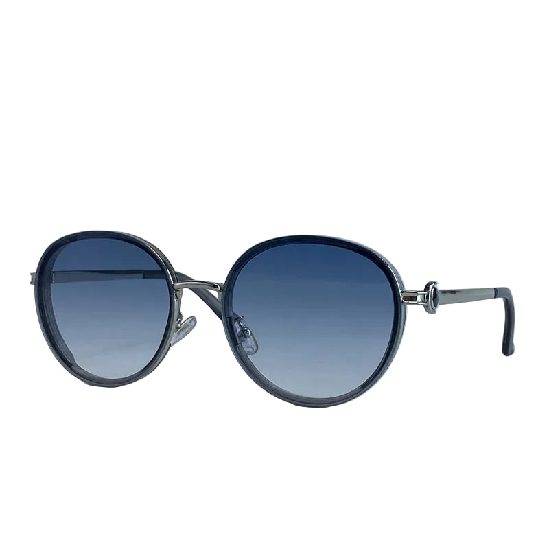 Oversized Vintage Round Sunglasses