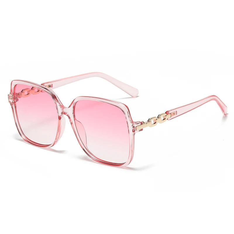 Colorful Square Big Frame Sunglasses