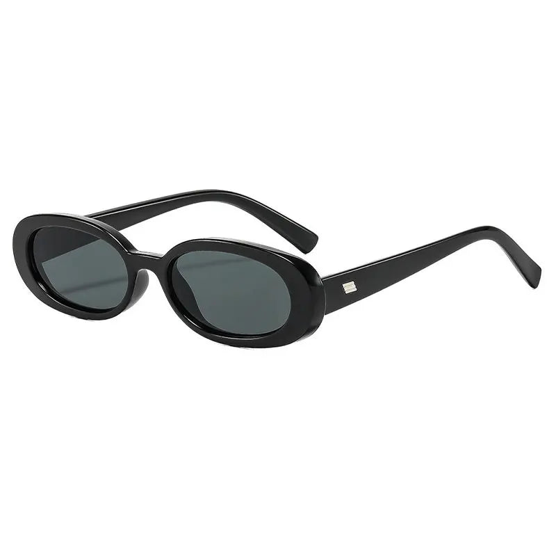 Vintage Slim Rectangle Sunglasses