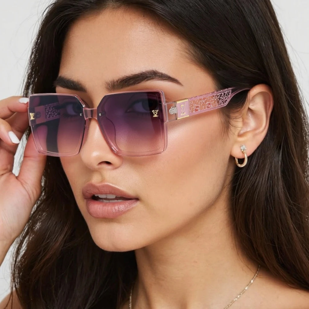 Luxury Box-Frame UV400 Sunglasses