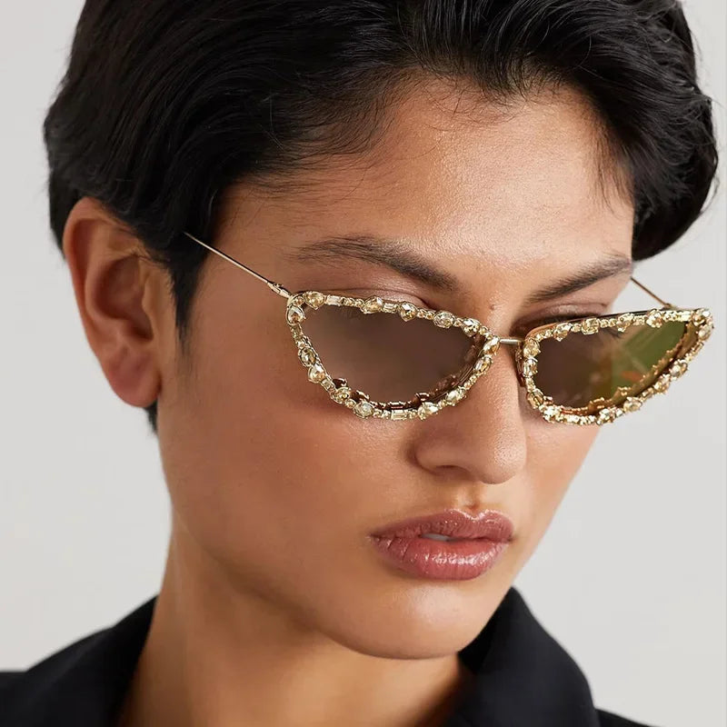 Metal Cat-Eye Sunglasses
