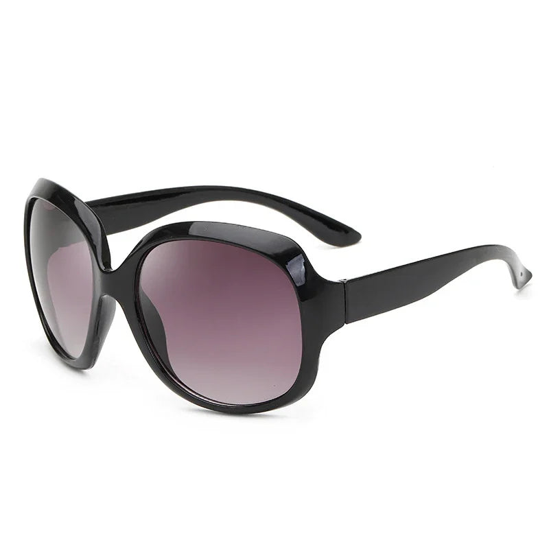 Oversized Gradient Oval Sunglasses