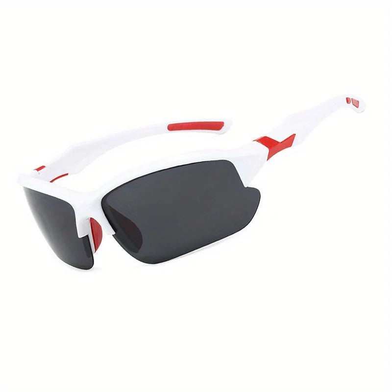 Polarized Outdoor Sport Sunglasses-White/Red