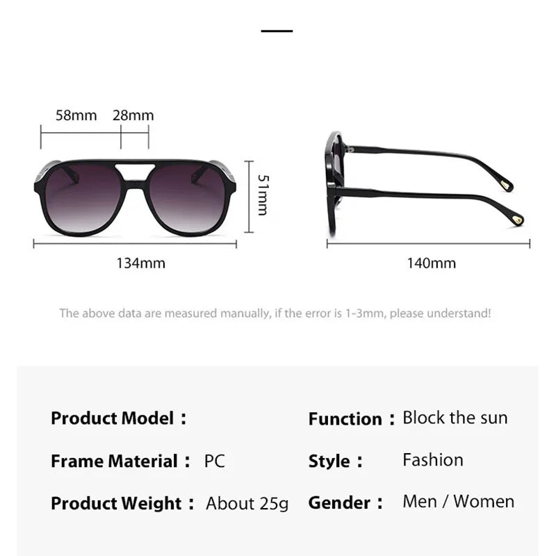 Gradient Pilot UV400 Sunglasses