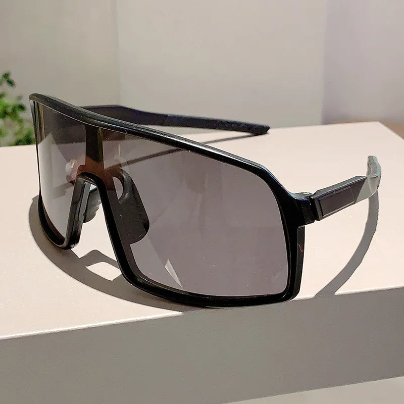 Oversized Shield Cycling Sunglasses
