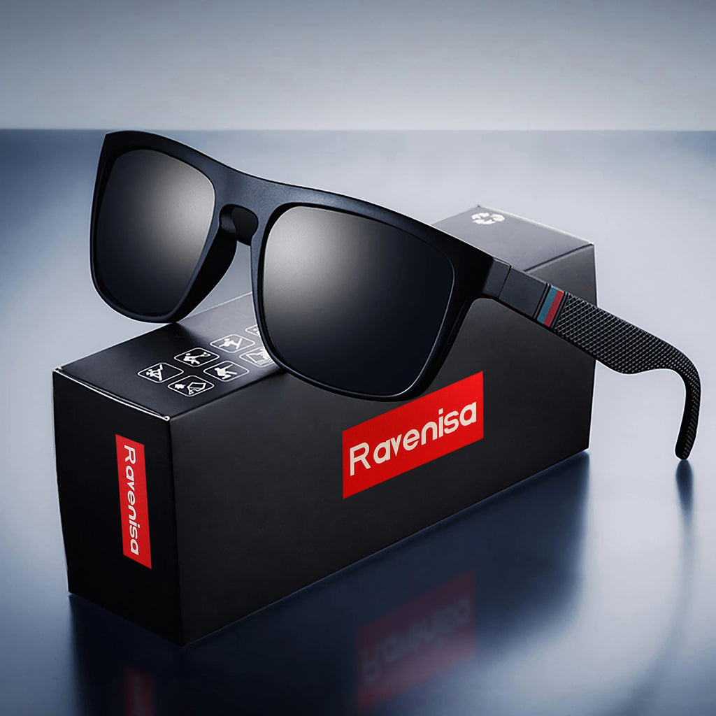Vintage Polarized Rectangle Sunglasses