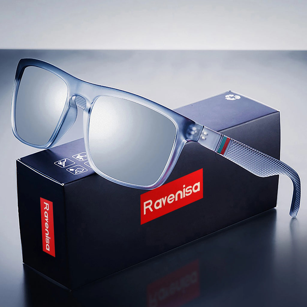 Vintage Polarized Rectangle Sunglasses