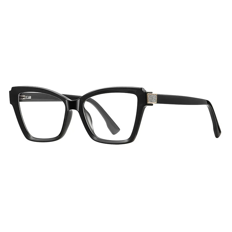 Green Cat-Eye Optical Glasses
