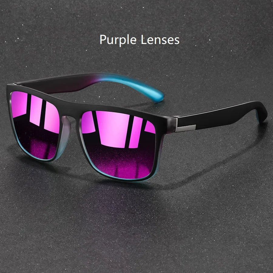 Vintage Square Mirrored Sunglasses