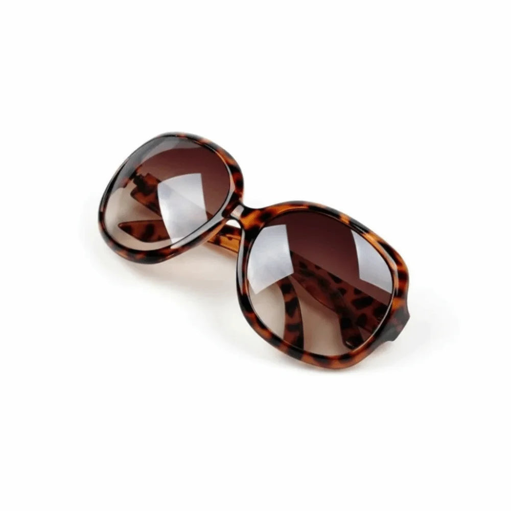 Oversized Elliptical Sunglasses