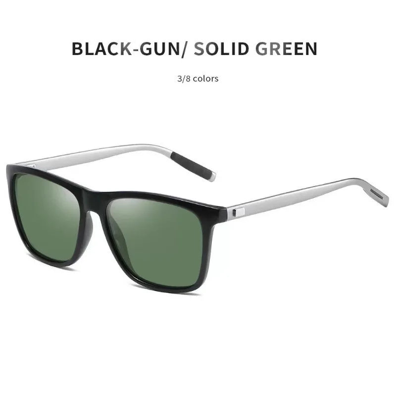 Classic Polarized Square Sunglasses