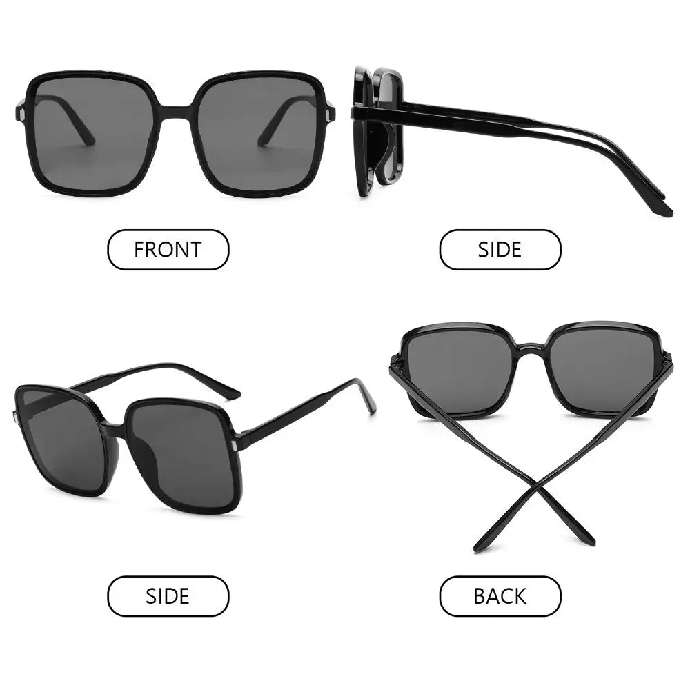 Oversized Vintage Square Sunglasses