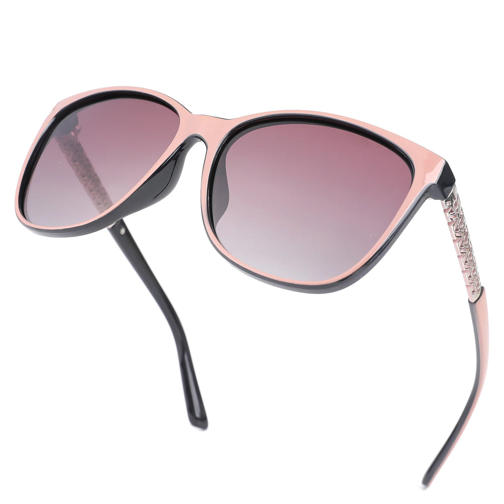Polarized Gradient Square Sunglasses