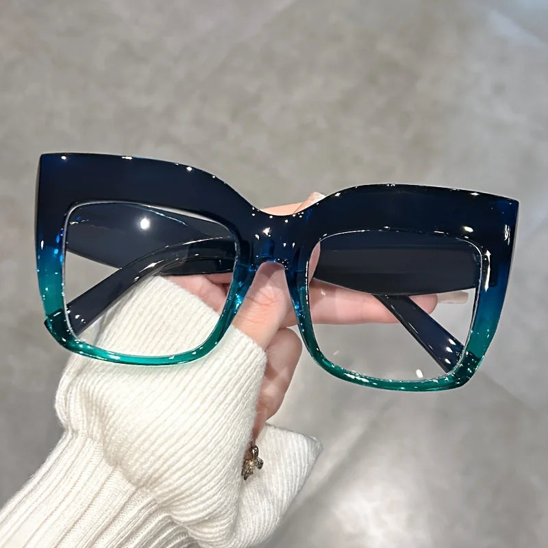 Jelly Color Cat-Eye Glasses