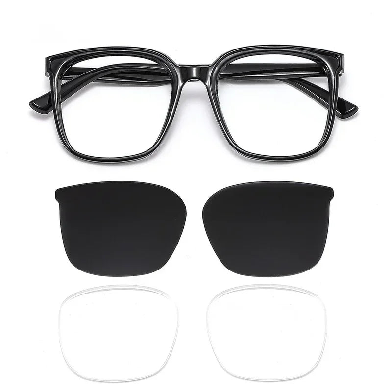 Oversized Prescription Square Sunglasses