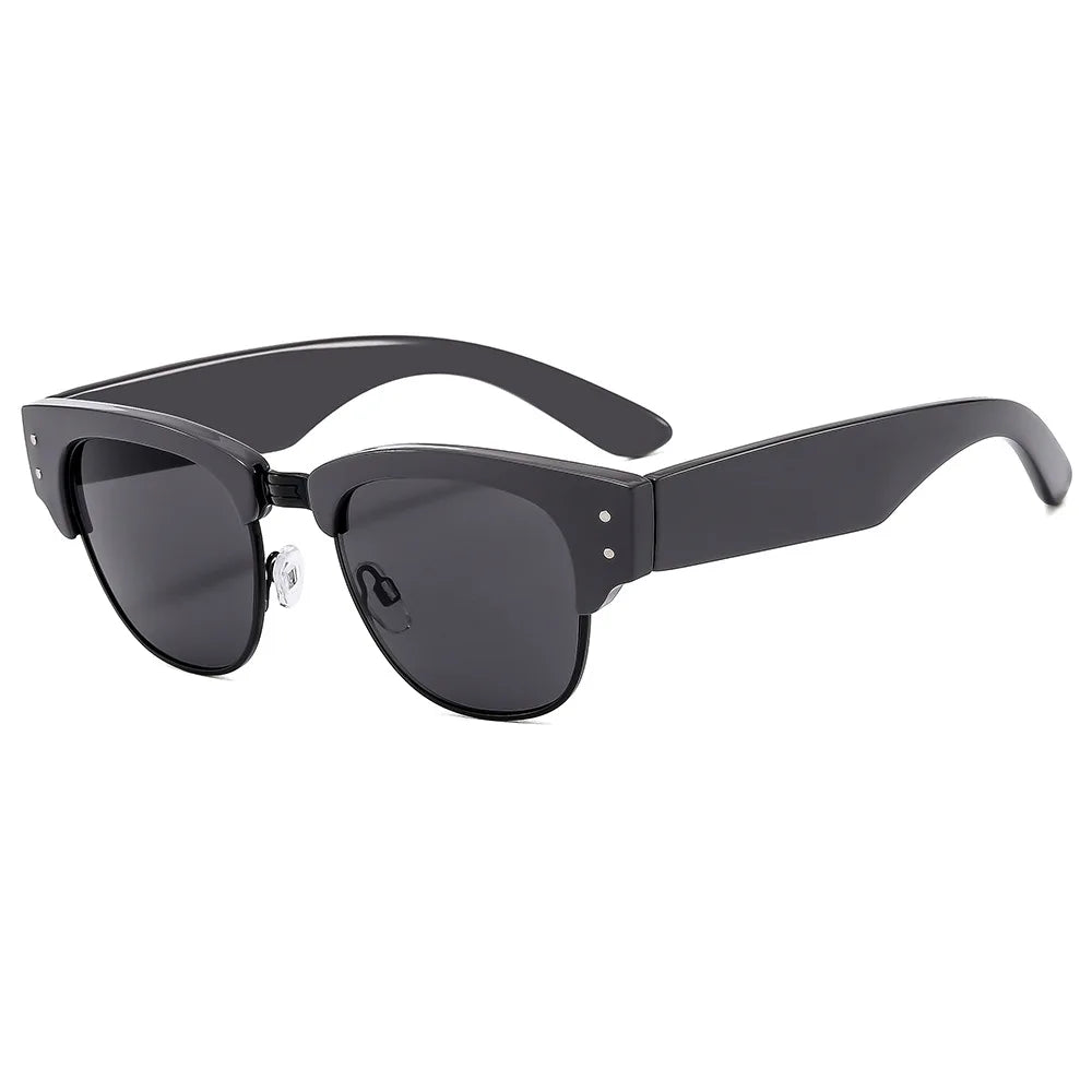 Retro Rivet Pilot Sunglasses