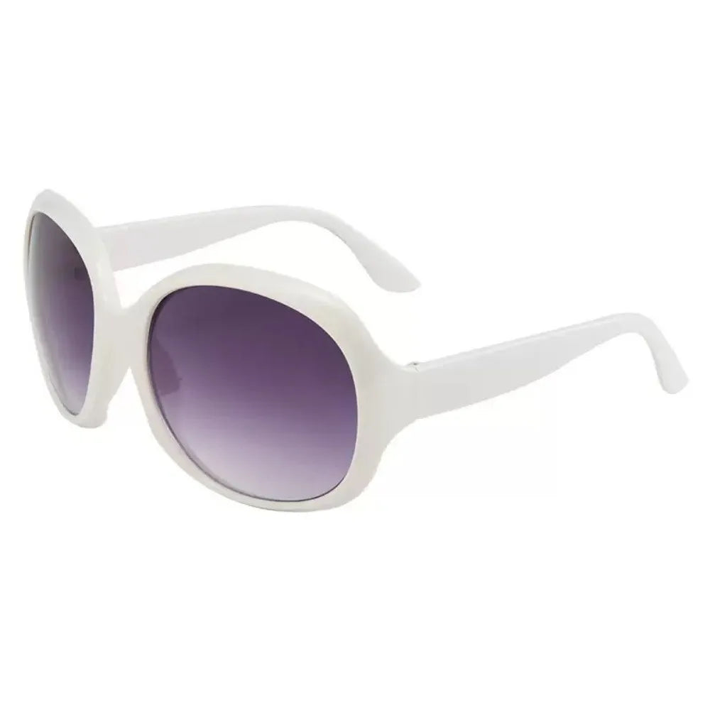 Oversized Elliptical Sunglasses