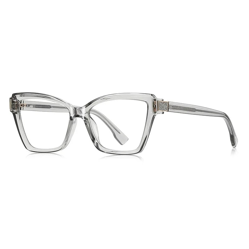 Green Cat-Eye Optical Glasses