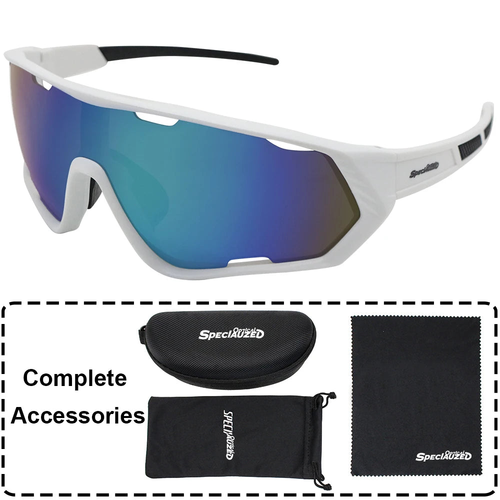 Large-Lens Athletic Sunglasses