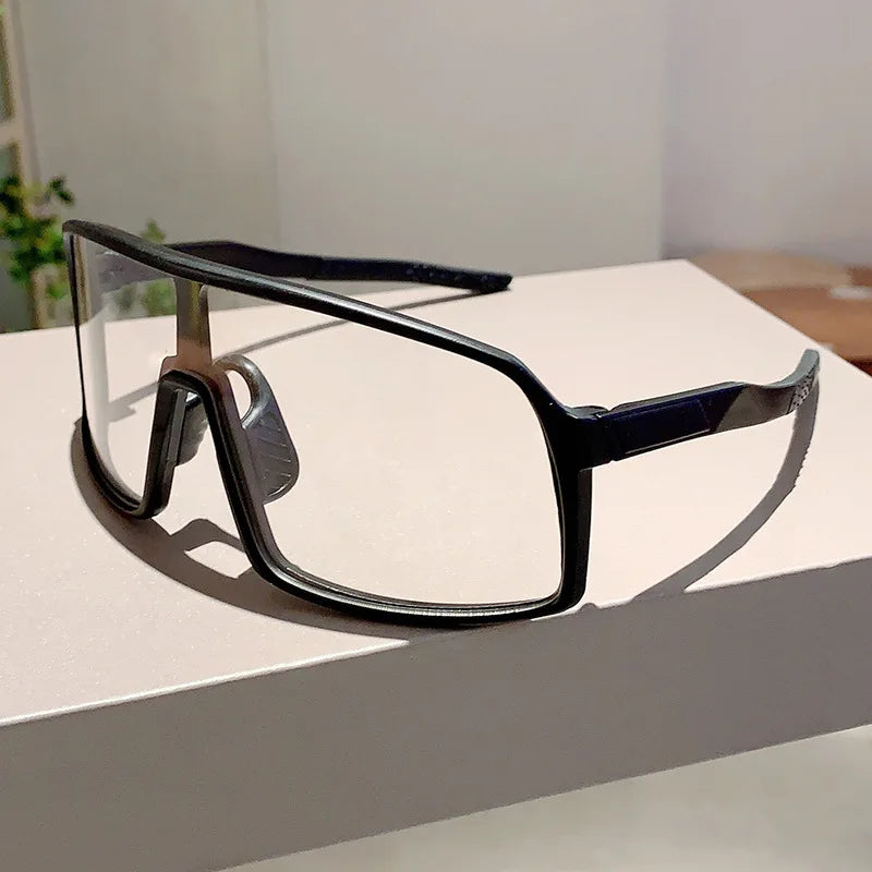 Oversized Shield Cycling Sunglasses