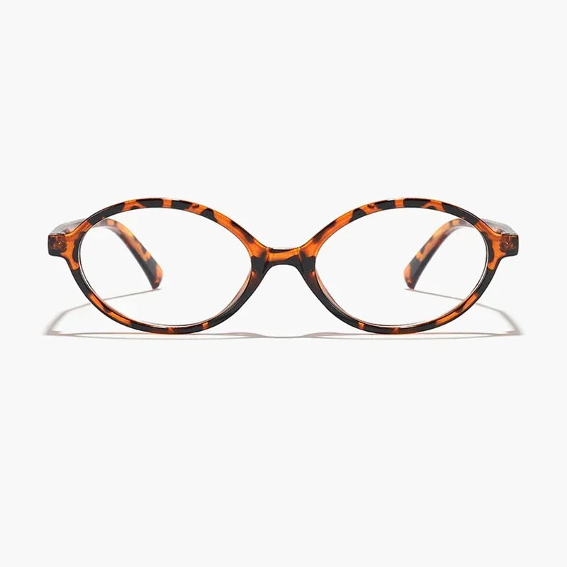 Transparent Oval Optical Frames