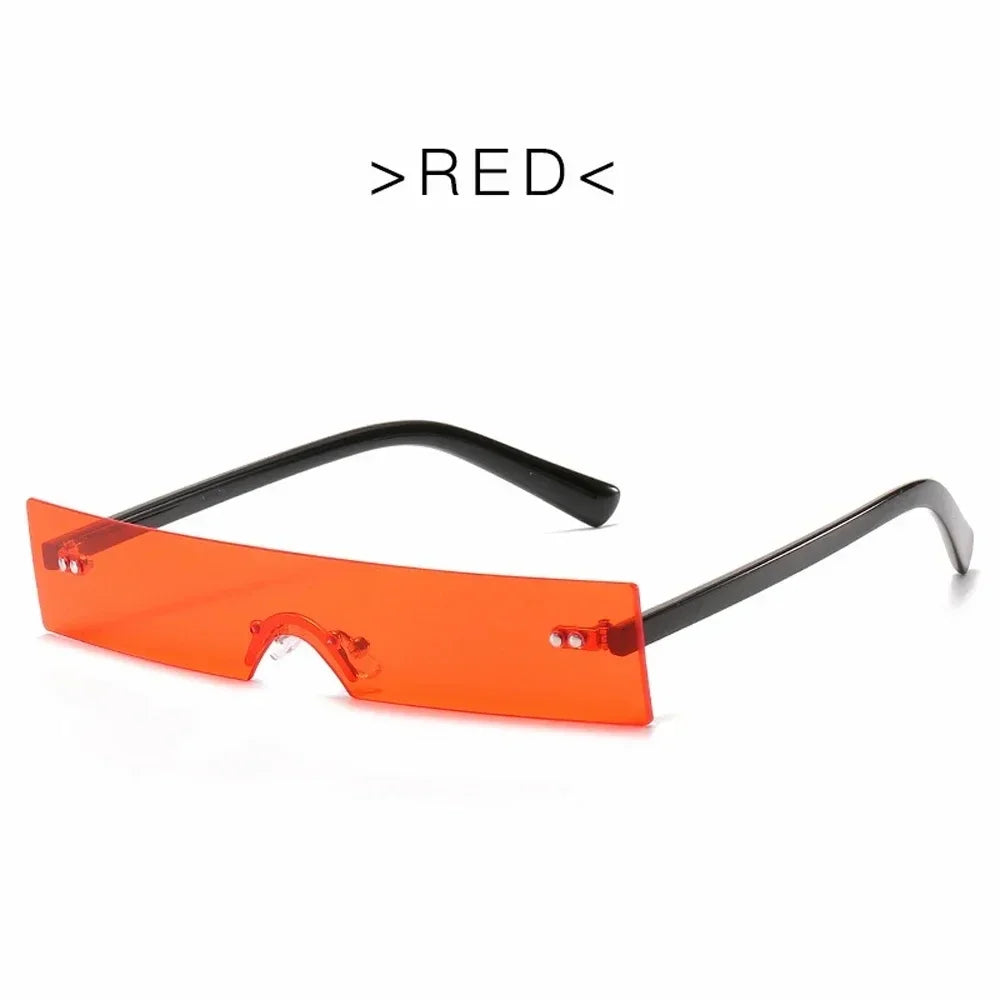 Slim Photochromic Rectangle Sunglasses