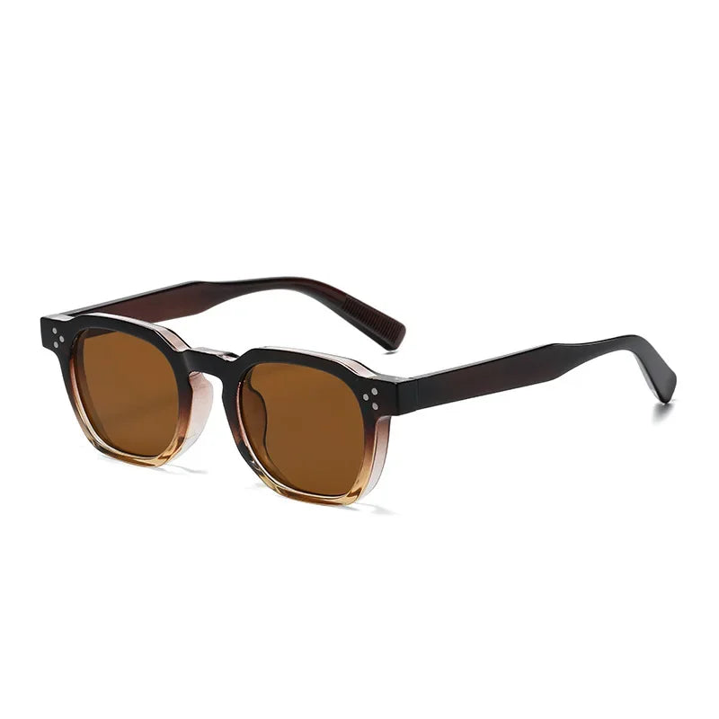 Vintage Rivet Square Sunglasses