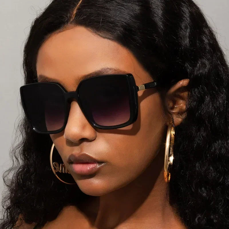 Oversized Square UV400 Sunglasses