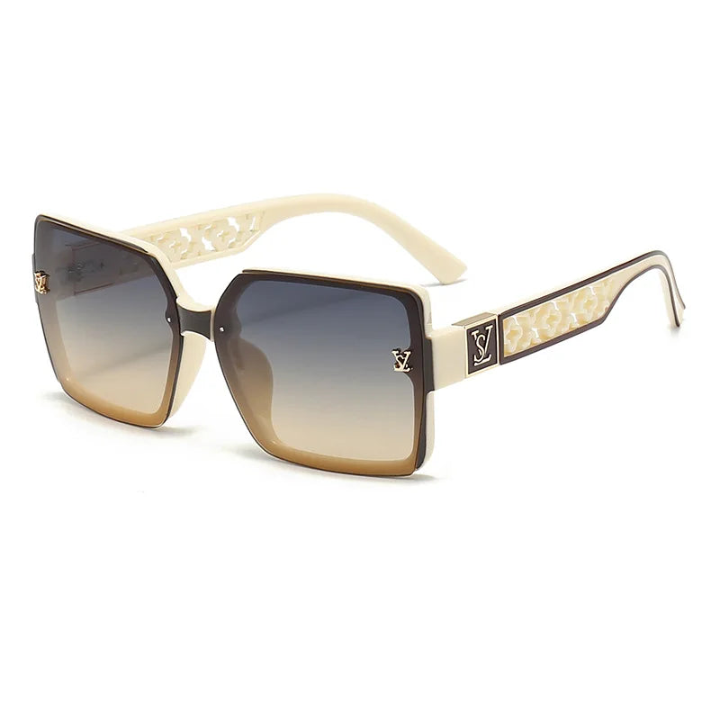 Luxury Box-Frame UV400 Sunglasses